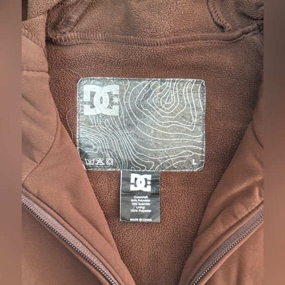 DC Shoes Y2K Exotex 10,000 Men’s Large Snowboard Ski Jacket Hooded Brown - Picture 4 of 11